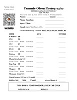 Tammie Olson Photography Sports and Events Order Forms